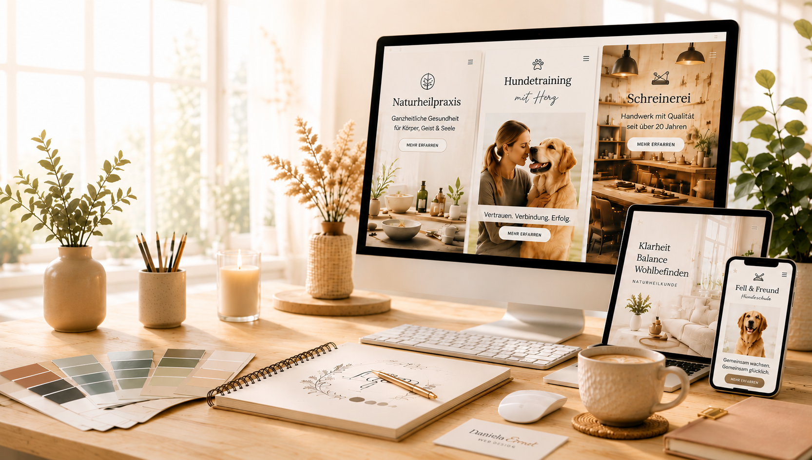 Daniela Ernst Webdesign – Professionelle Webseiten für kleine Unternehmen